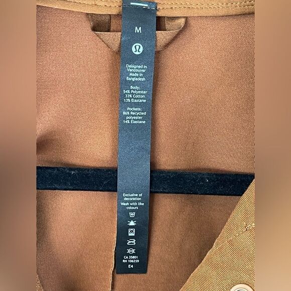 Lululemon City Excursion Jacket Barn Utility jacket men’s Medium in copper brown - Picture 4 of 10